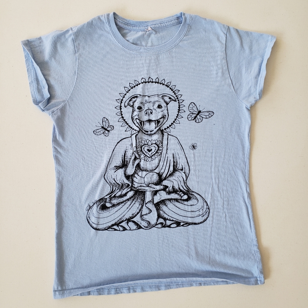 Cute Namaste Staffie Top